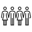 People Standing Together