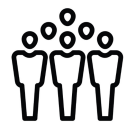 People Standing Together