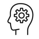 Head with a Gear Brain